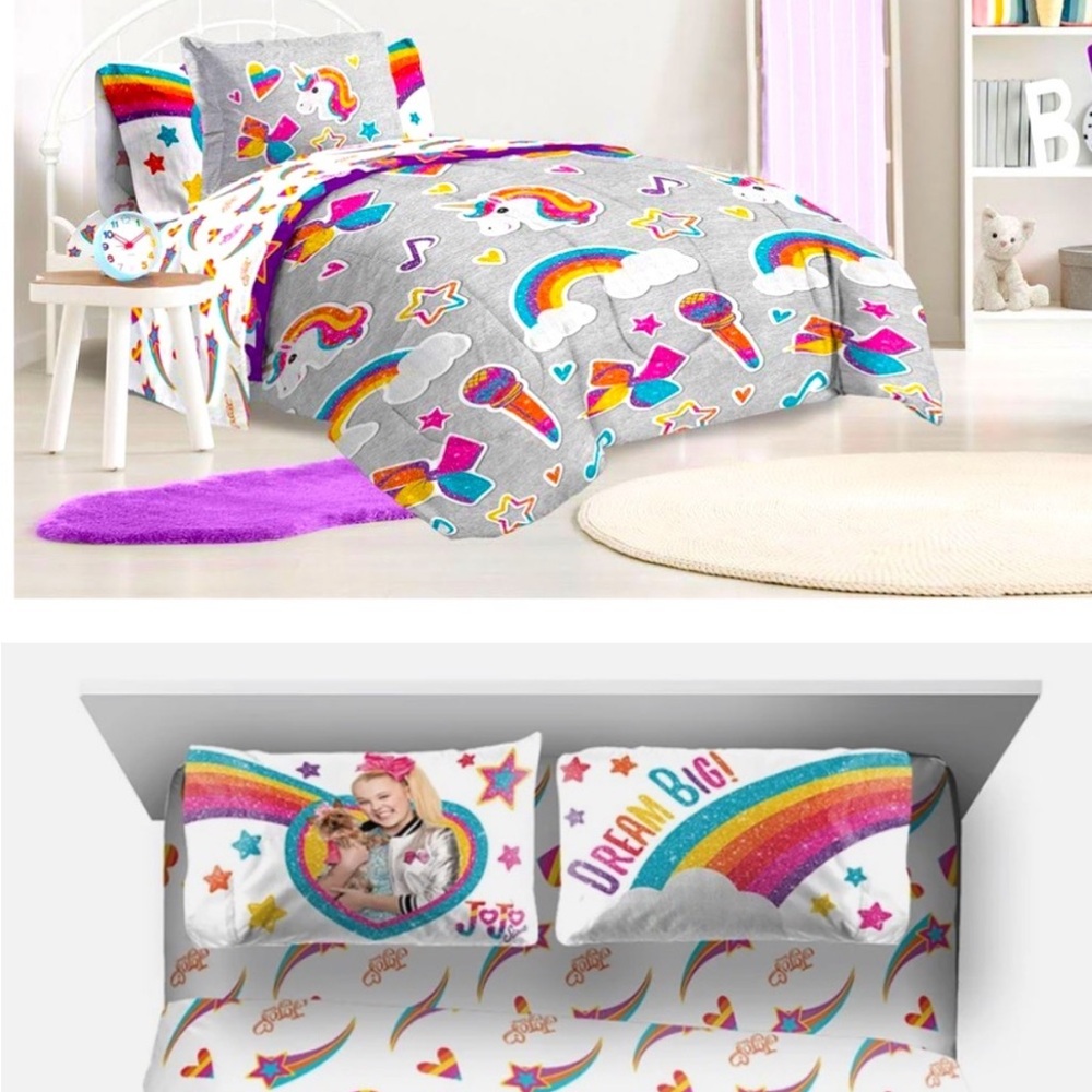 Jojo Siwa bed set full/queen